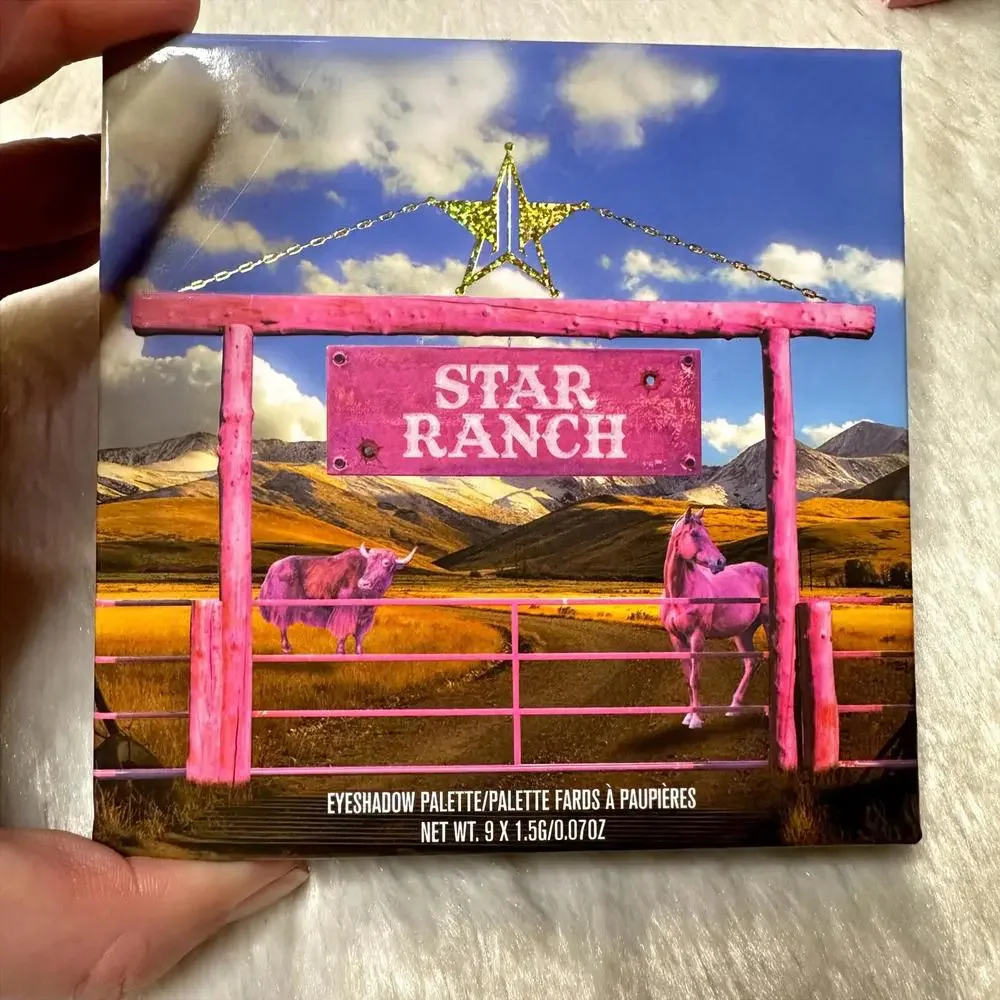 NIB Jeffree Star Star Ranch Eyeshadow Palette Full Size 9 x 1.5g